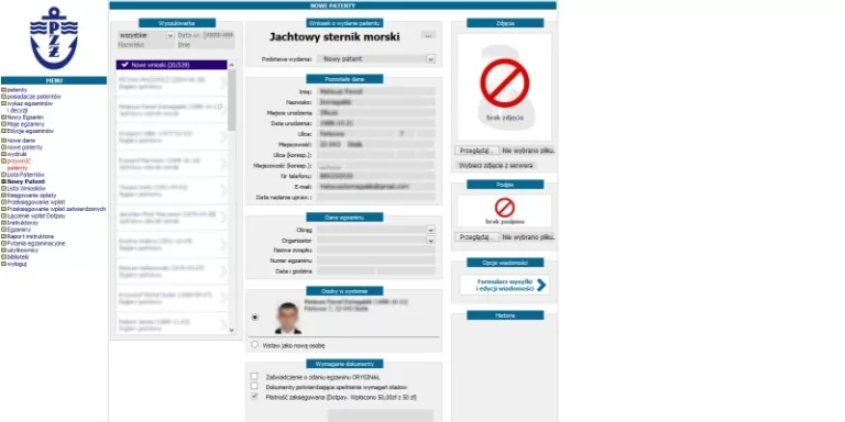 System patentów żeglarskich dla PZŻ